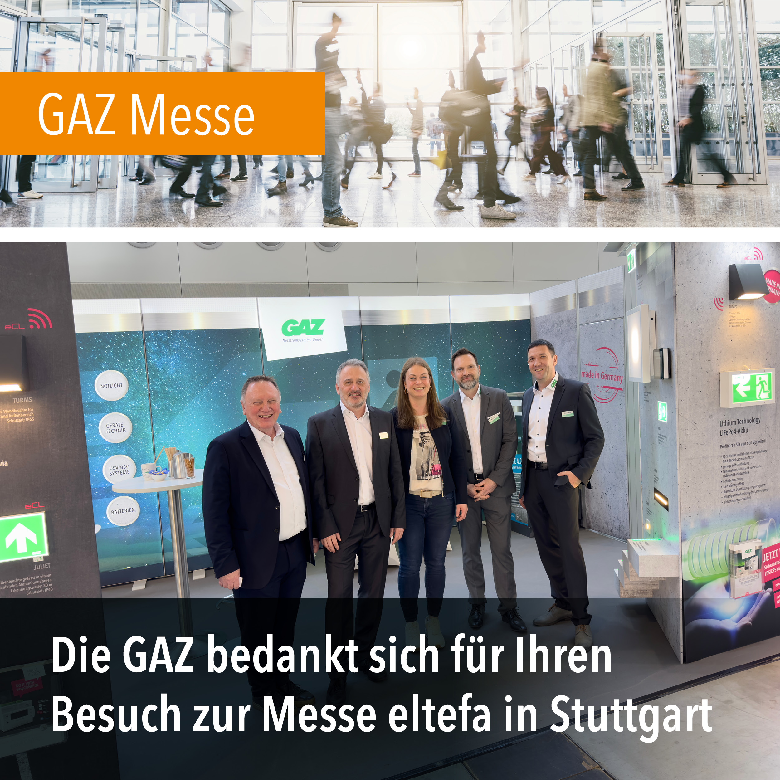 Danke für Ihren Besuch zur Messe eltefa in Stuttgart!