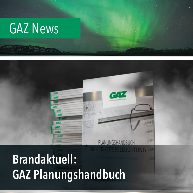 Brandaktuell: GAZ Planungshandbuch druckfrisch erhältlich!