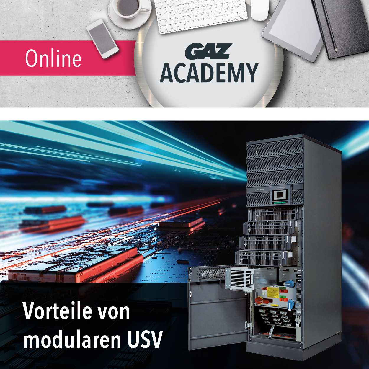 Was sind die Vorteile von modularen USV-Anlagen?