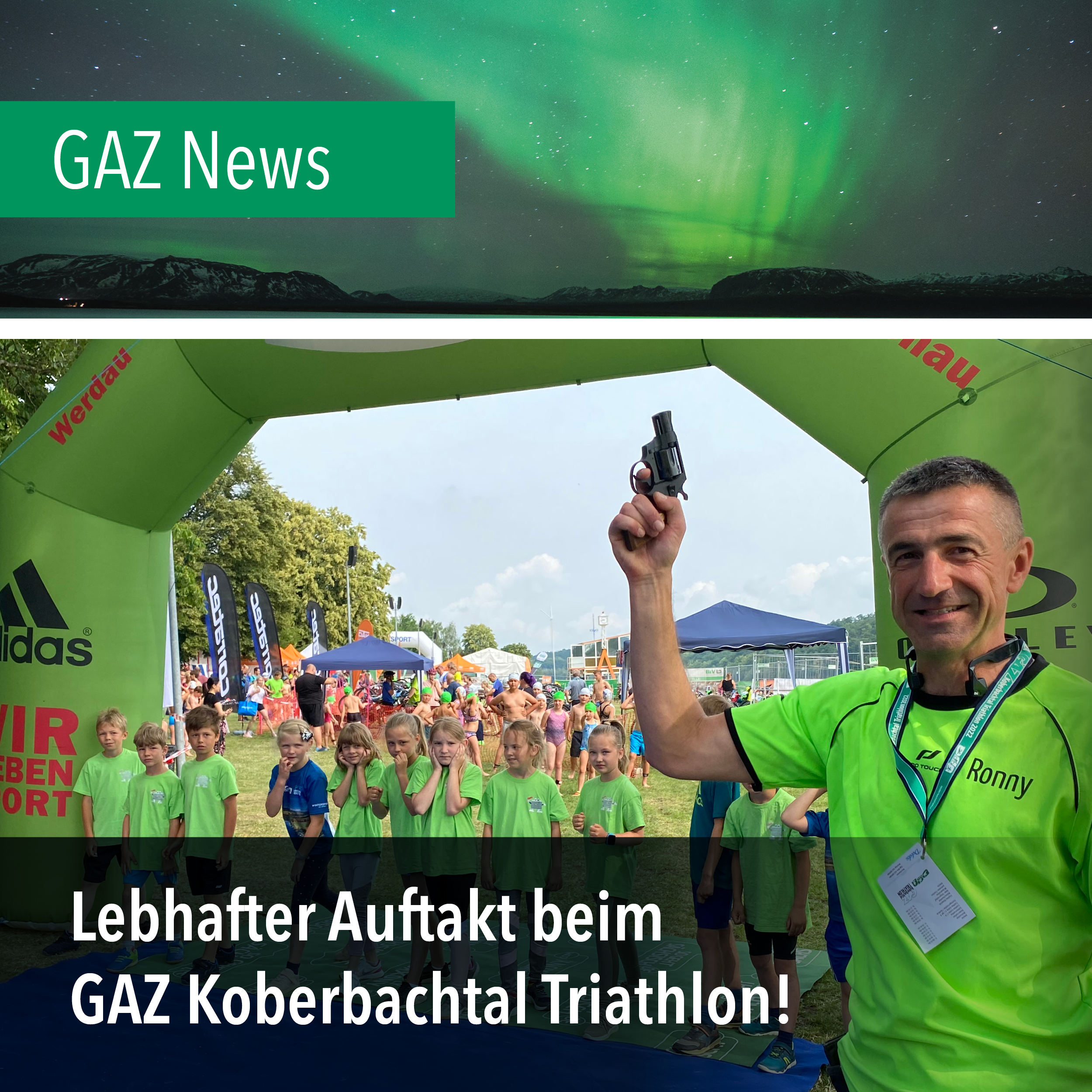 Lebhafter Auftakt beim GAZ Koberbachtal Triathlon 2023 - Grund- und Oberschüler aus der Region zeigten wieder ordentlich Biss!