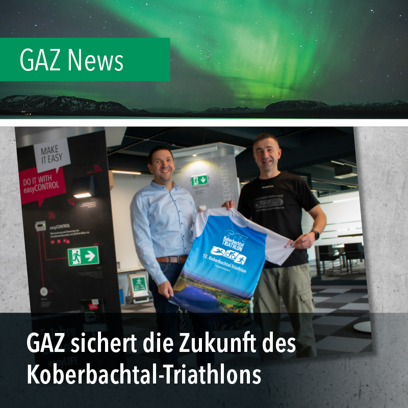 GAZ sichert die Zukunft des Koberbachtal-Triathlons