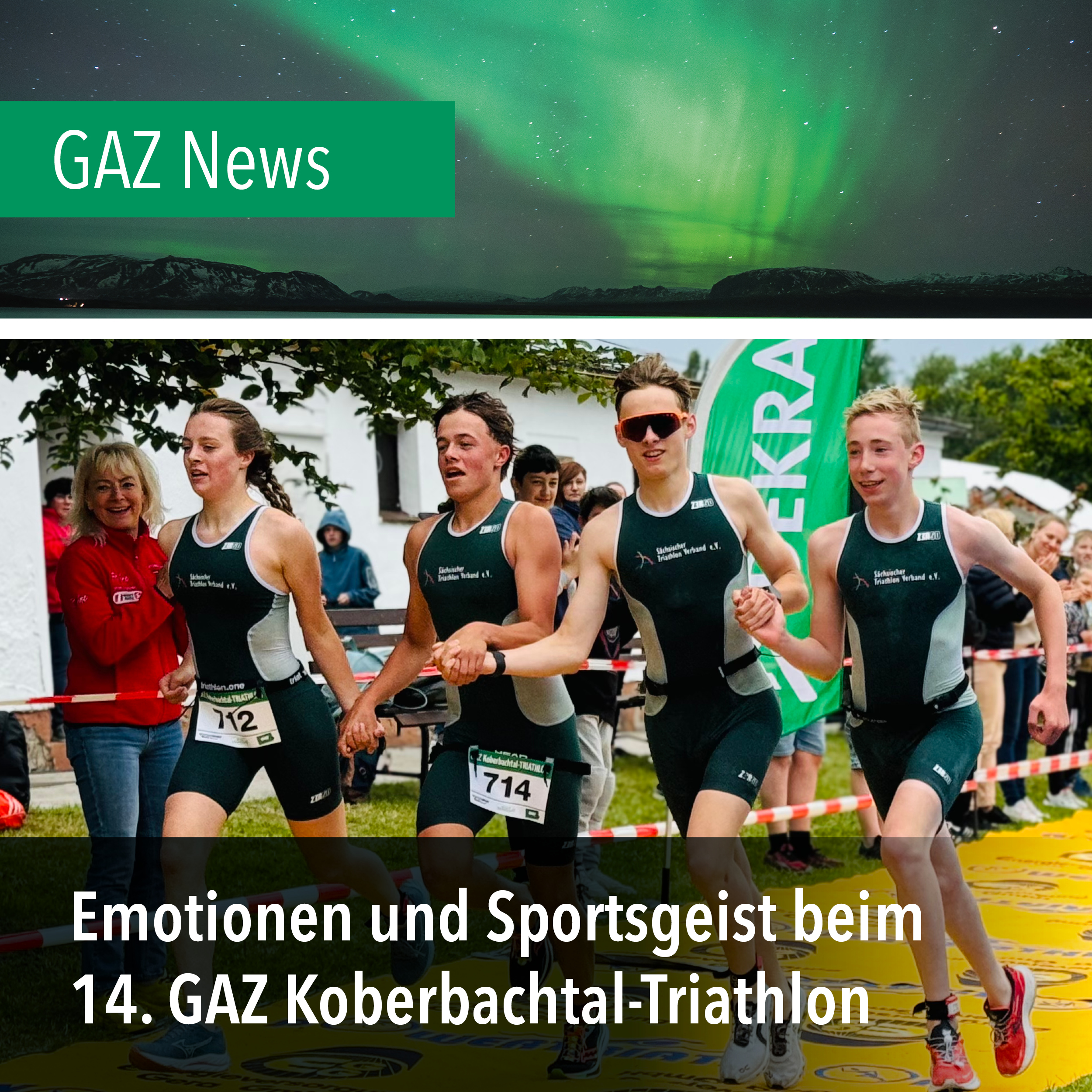 Dynamischer Start beim GAZ Koberbachtal Triathlon 2024: Die Schülerinnen und Schüler der Region bewiesen wieder einmal ihren Sportsgeist!