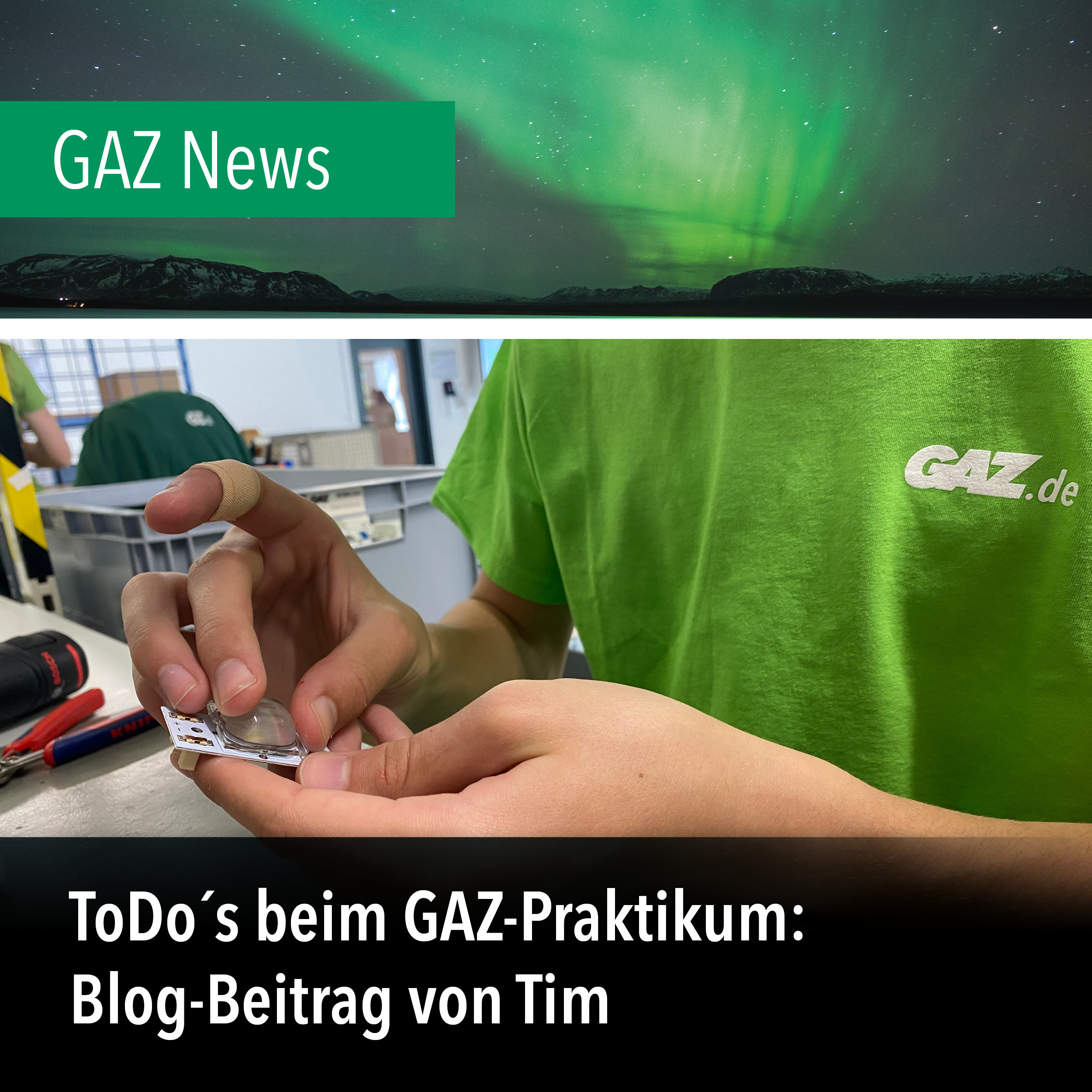 ToDo´s beim GAZ-Praktikum: Blog-Beitrag von Tim