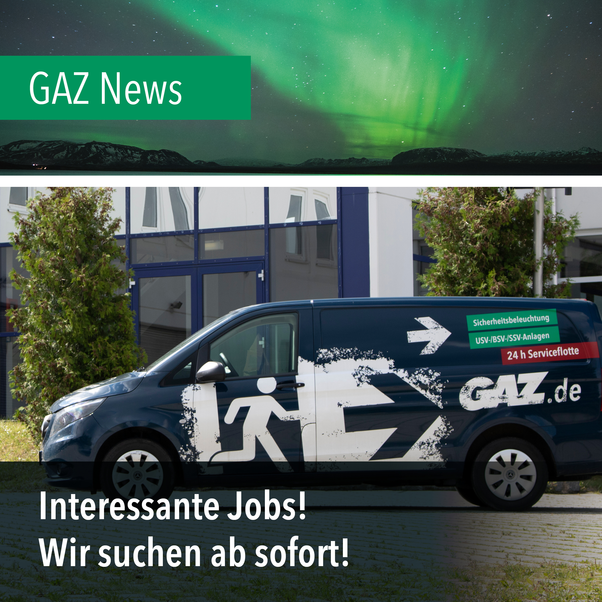 Interessante Jobs bei der GAZ! Jetzt gleich bewerben!