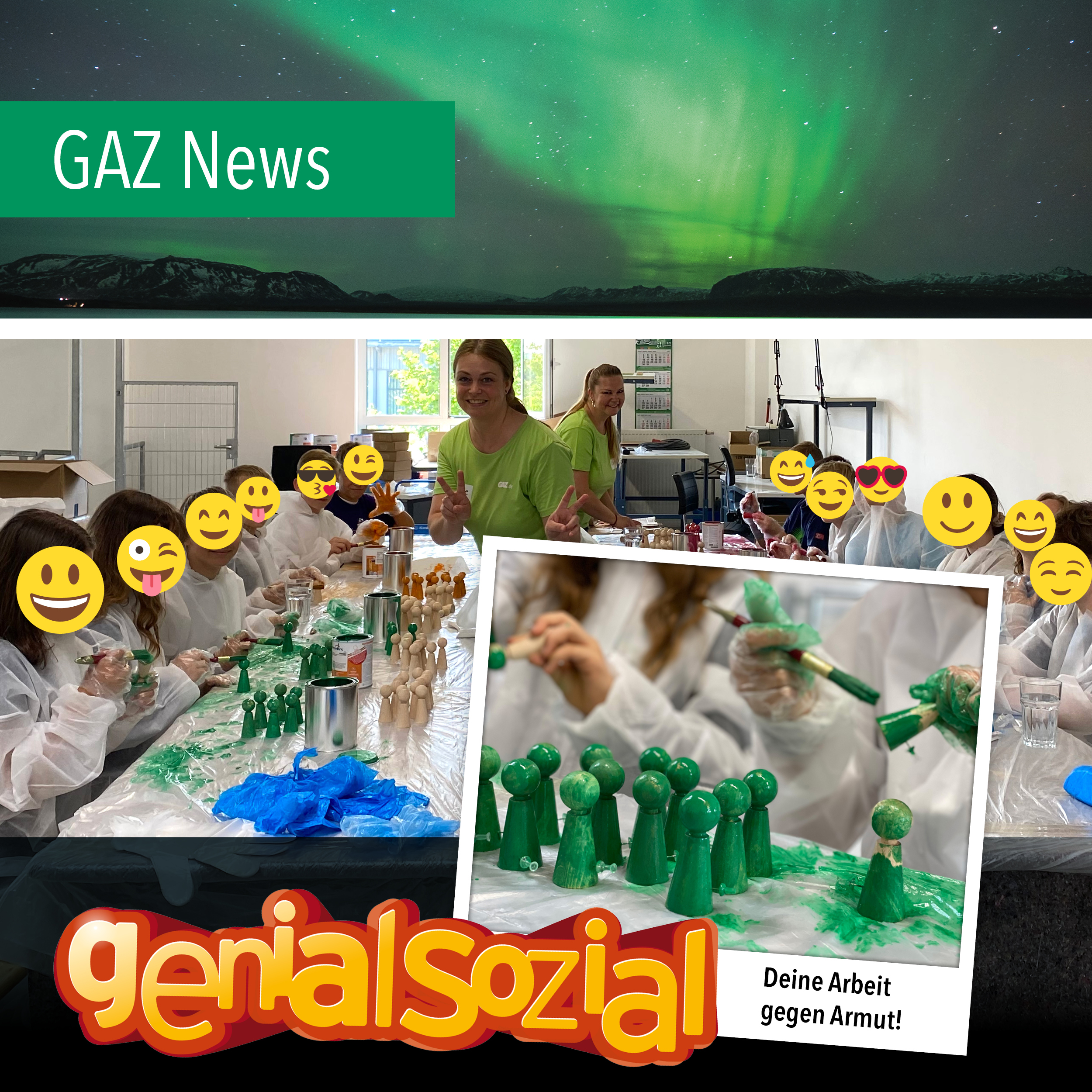 Farbexplosion bei der GAZ!