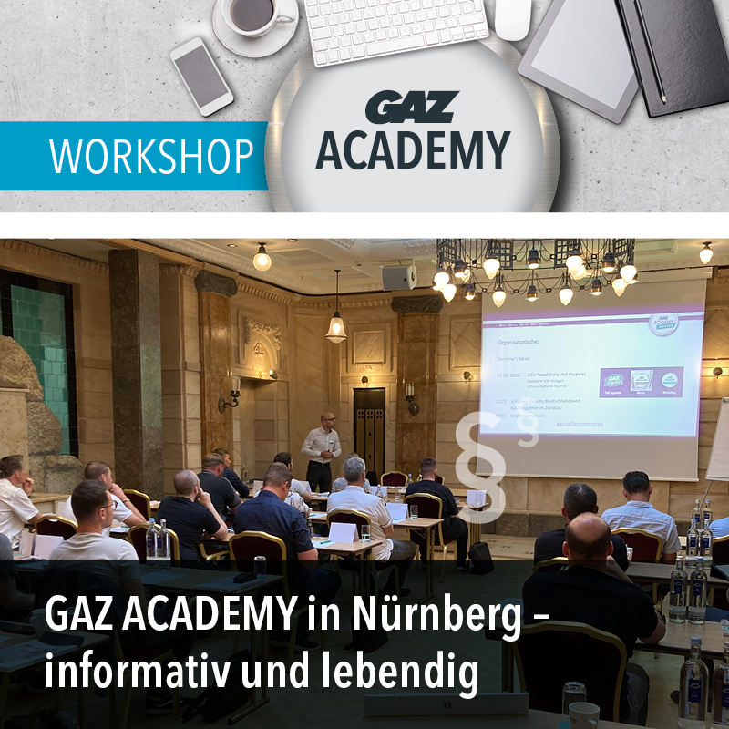 GAZ ACADEMY in Nürnberg – informativ und lebendig